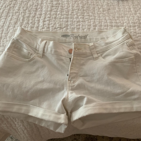 Old Navy Pants - White Boyfriend Jean Short